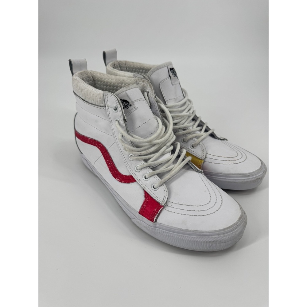 Vans Sk8-Hi 721356 Mens Sneaker 13 Cloud White High Top Lace Up Skateboard Shoes - Picture 2 of 11